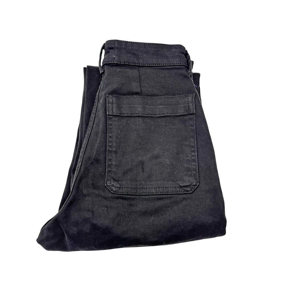 Everlane The Straight Leg Crop Short Black Denim Jean Pants Size 00